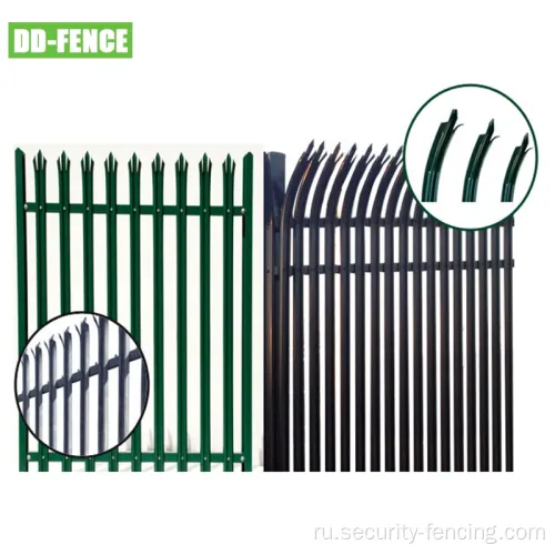 Стальная палисада -забор металлическая панель ограждения палисада